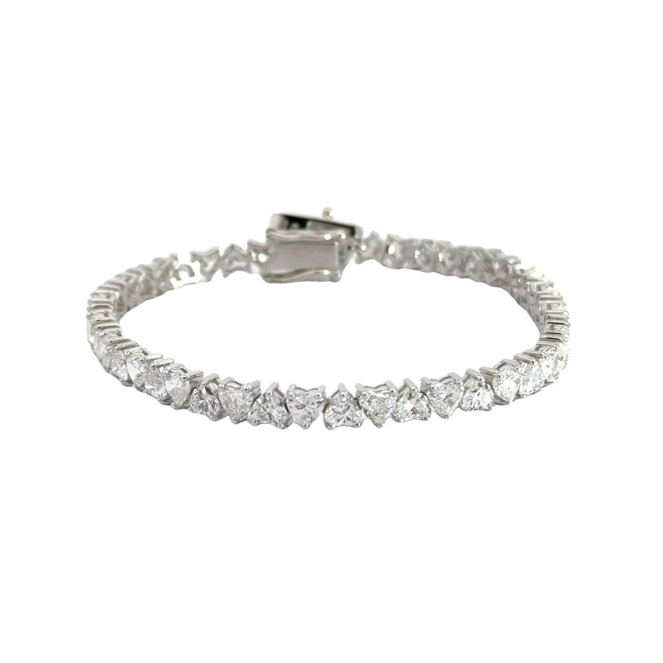 The Up/Down Heart Tennis Bracelet