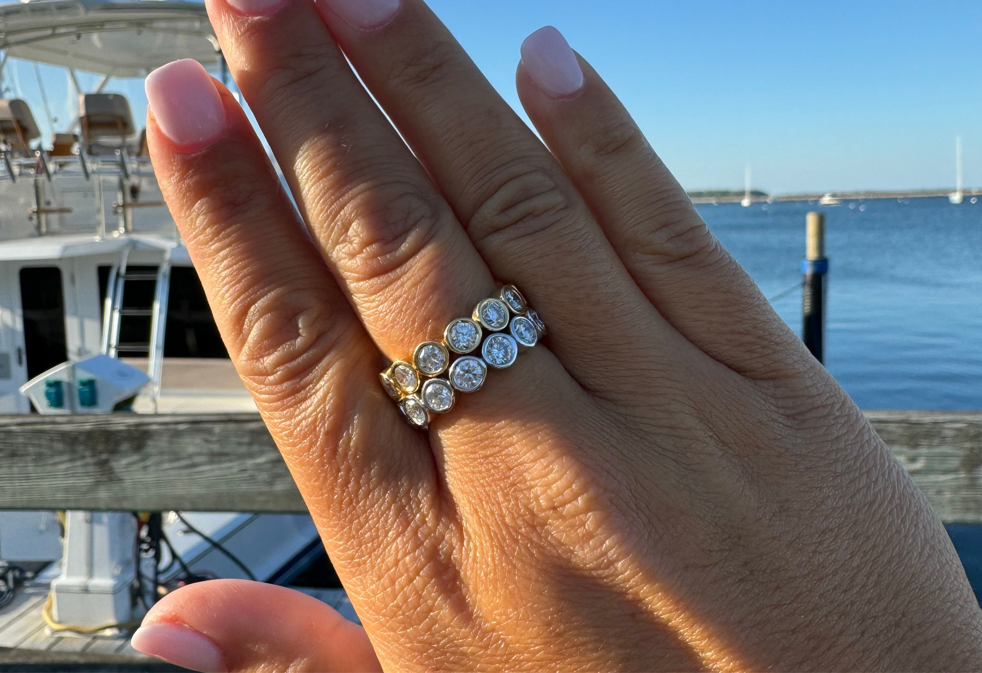 3.5 Carat Bezel Set Eternity Band