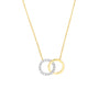 Interlocked Diamond Circles Necklace