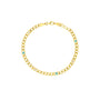 Diamond Enamel Curb Chain Bracelet