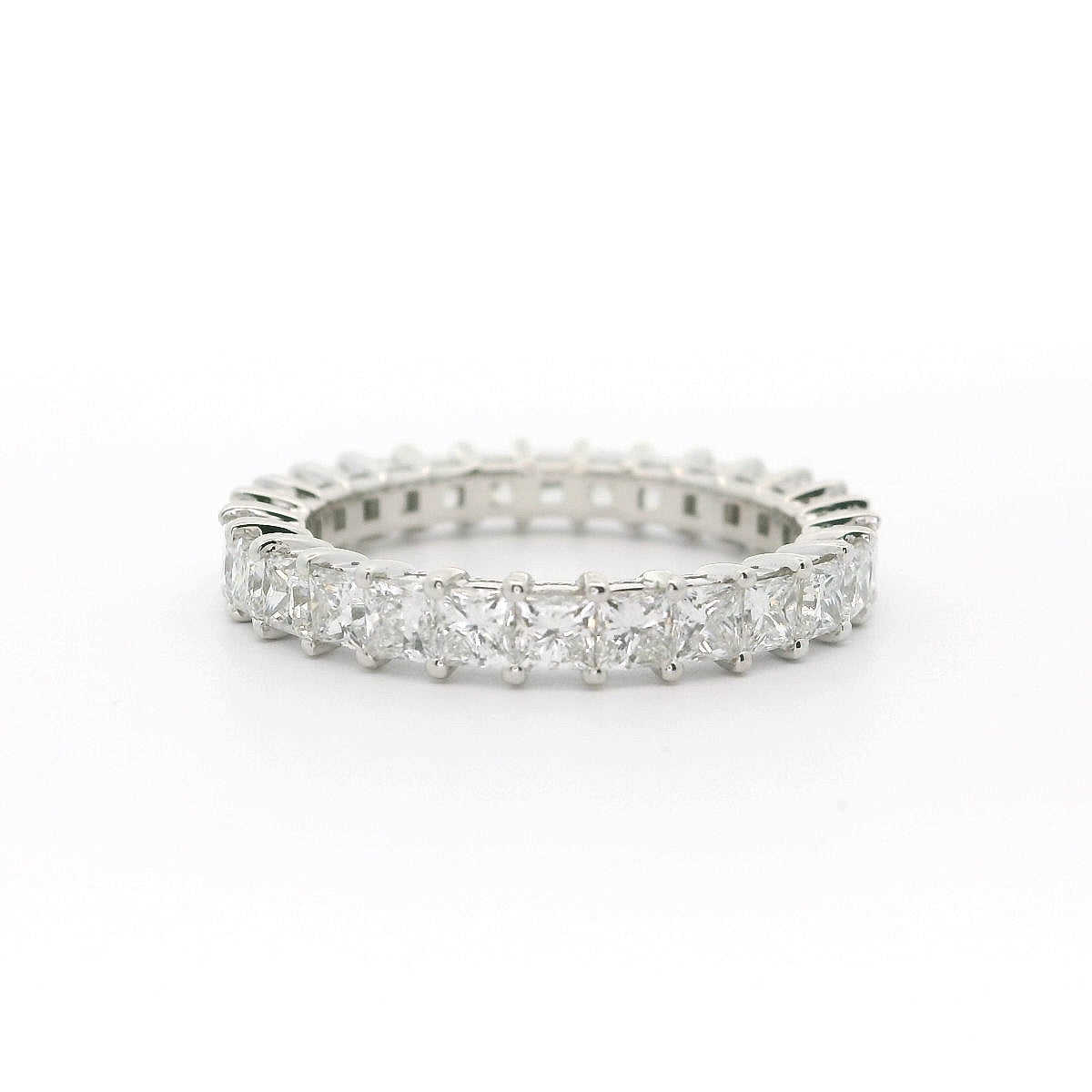 Princess Cut Eternity Band