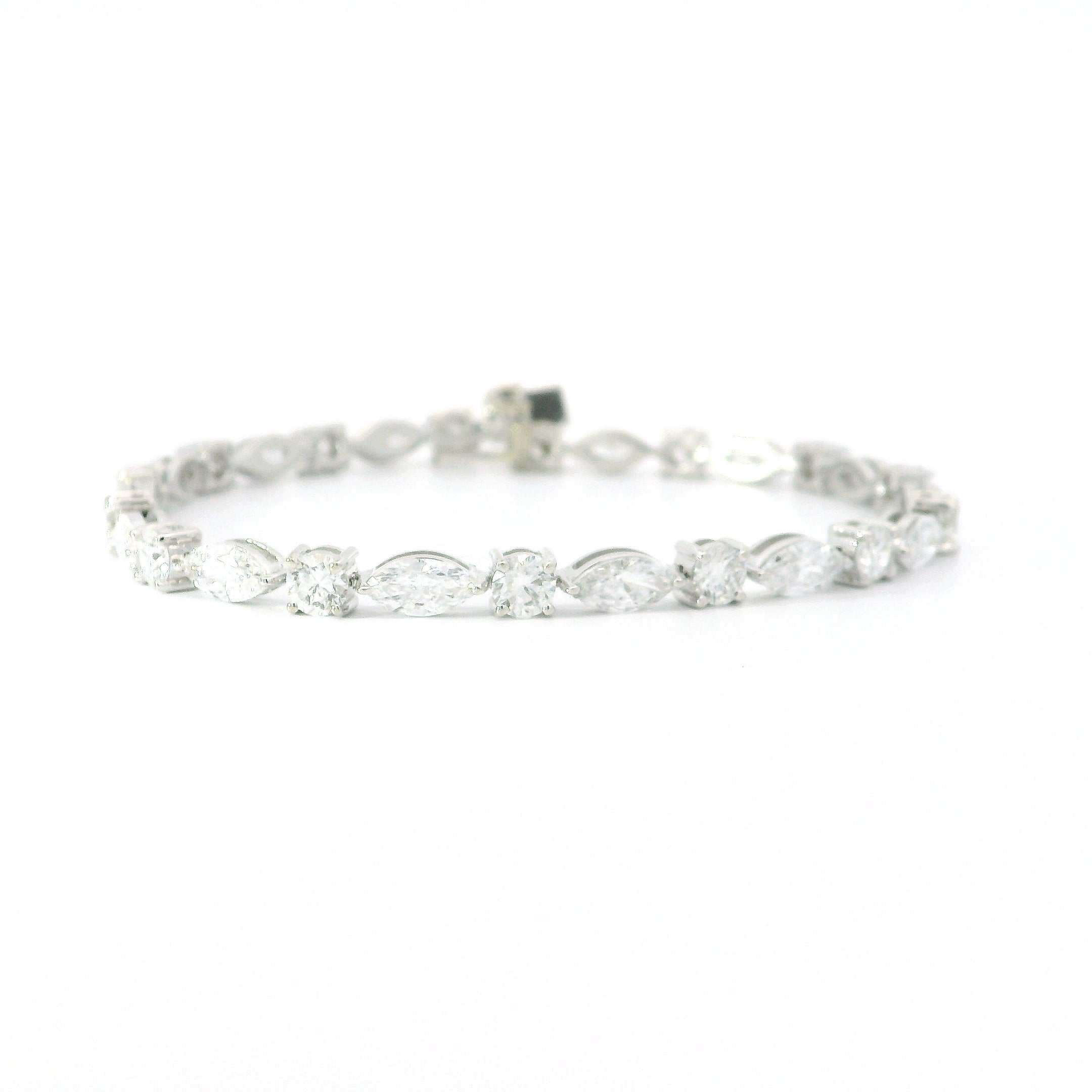 The Marquise and Round Tennis Bracelet