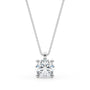 Classic Diamond Solitaire Necklace II