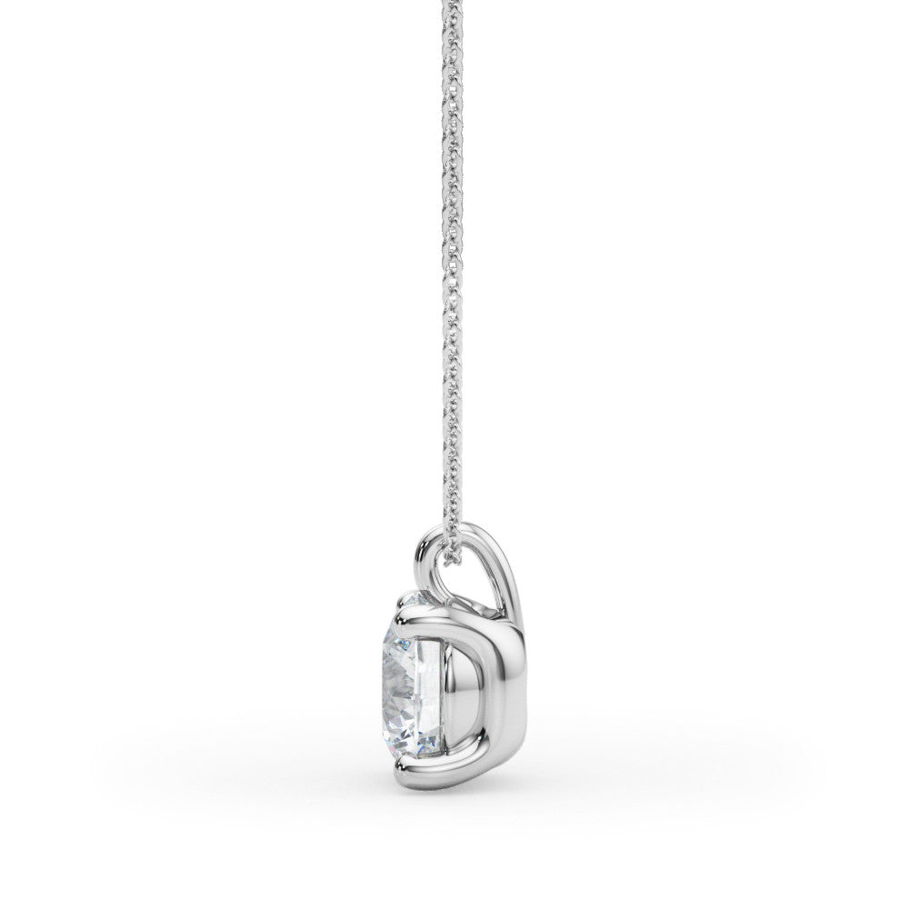 Classic Diamond Solitaire Necklace II