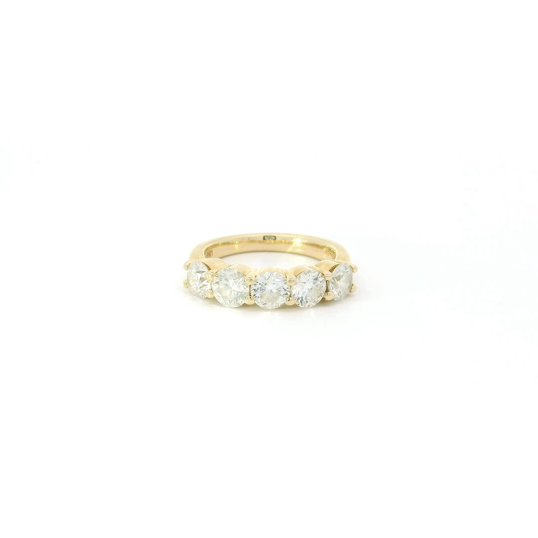 1.5 Carat Common Prong Half Eternity Band