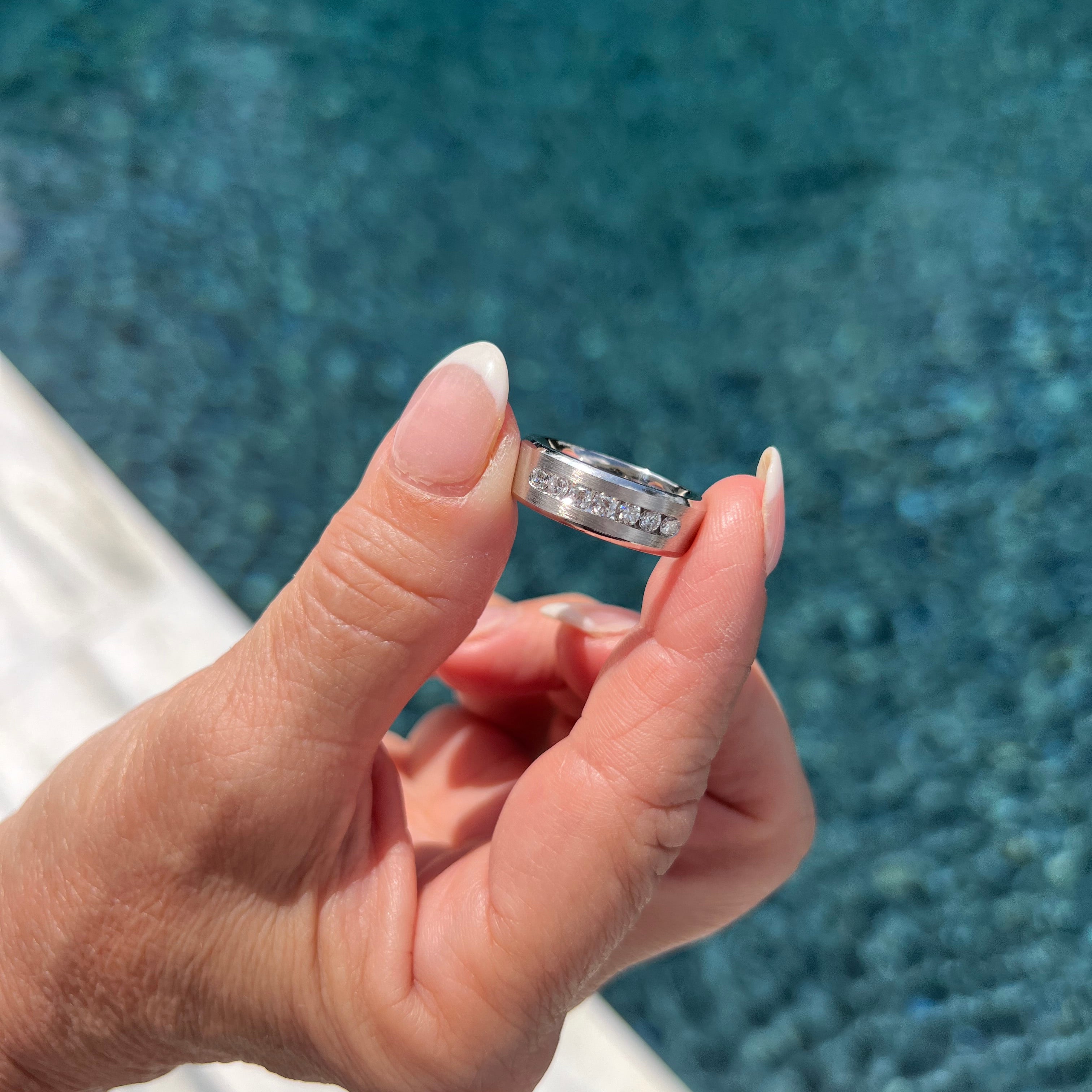 Men's Channel Set Band