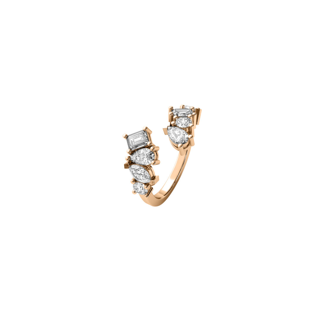 Diamond Cluster Ring