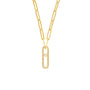 Diamond Pave Link Necklace