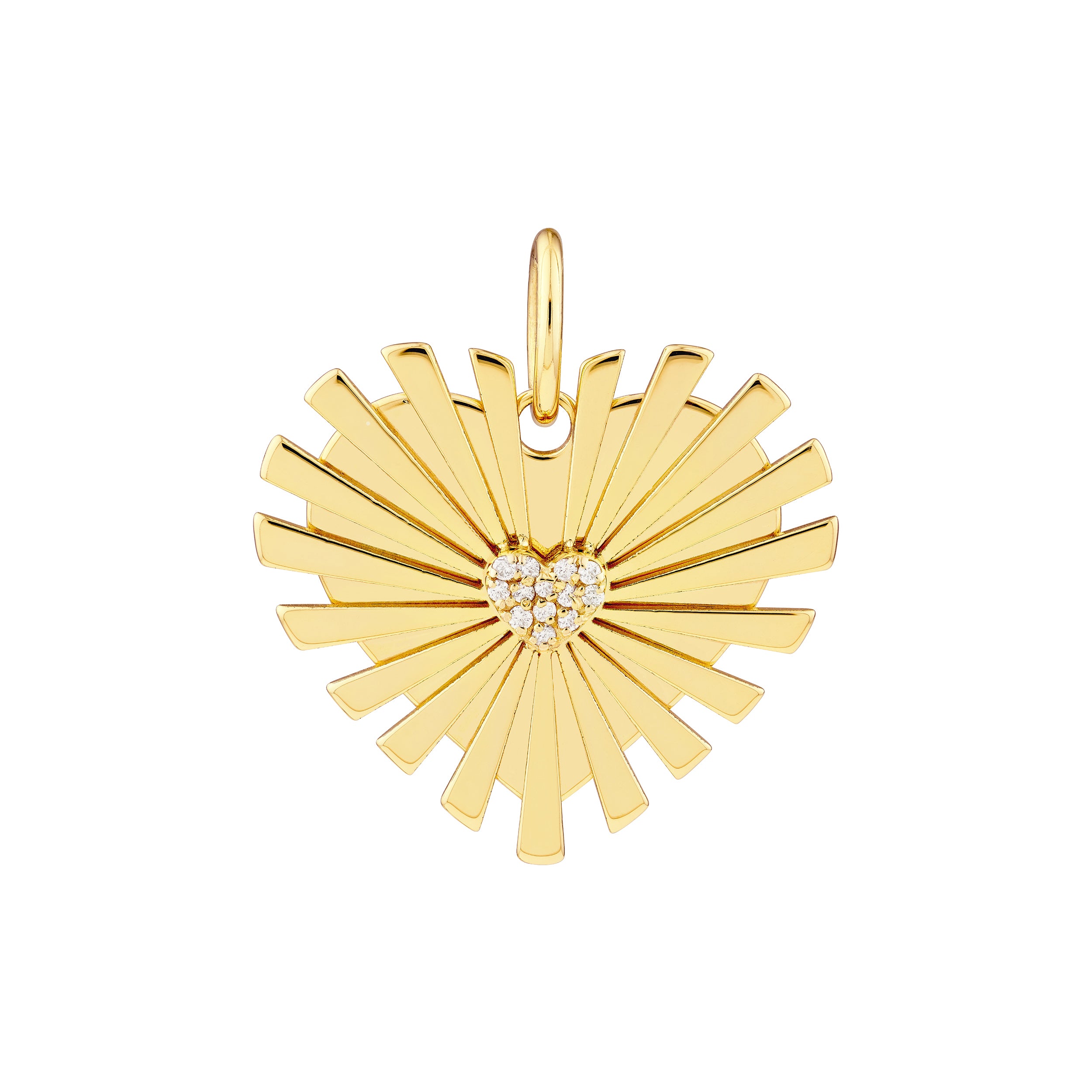 Radiant Heart Charm