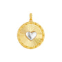 Fluted Heart Pendant