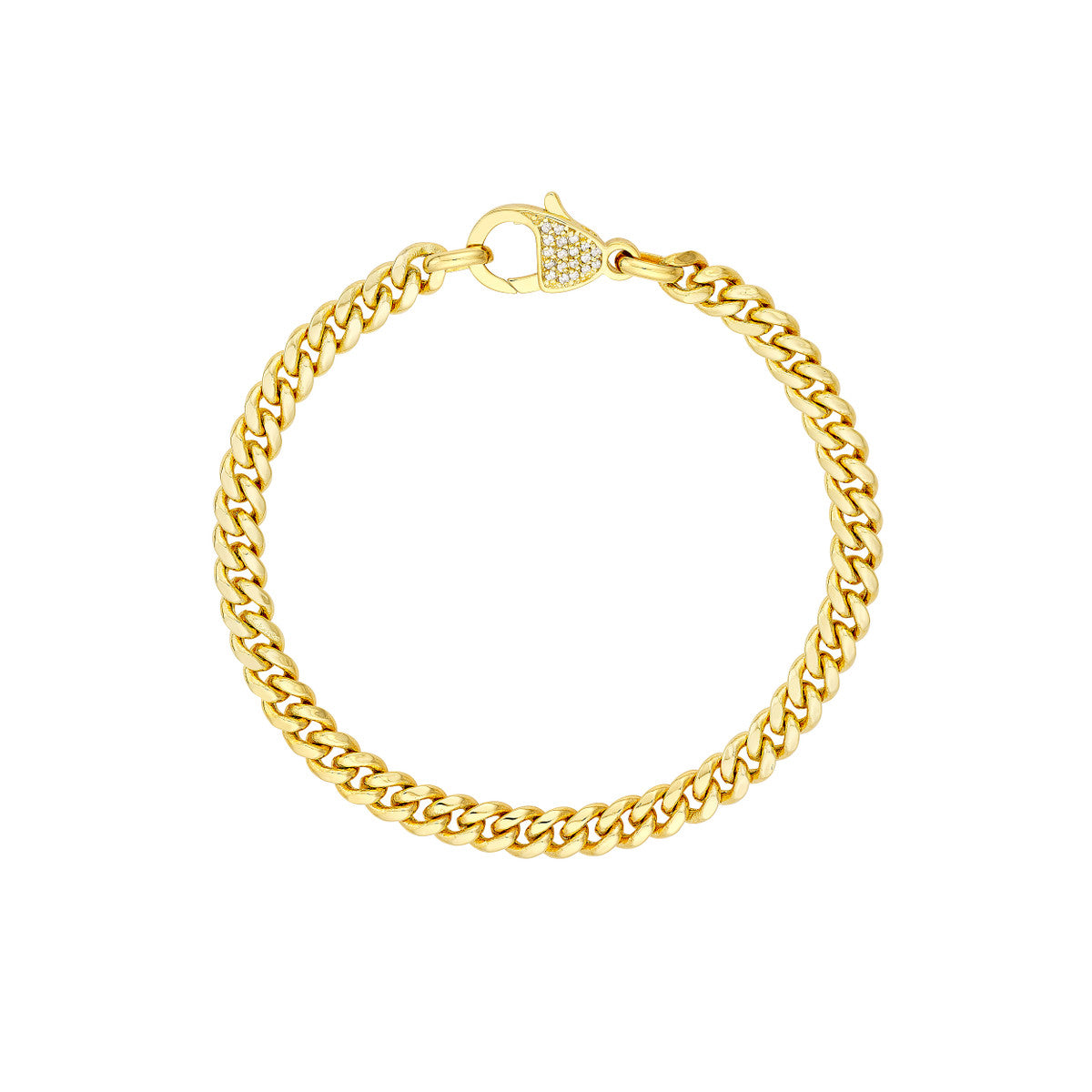 Pave Diamond Chain Bracelet