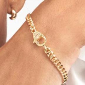 Pave Diamond Chain Bracelet