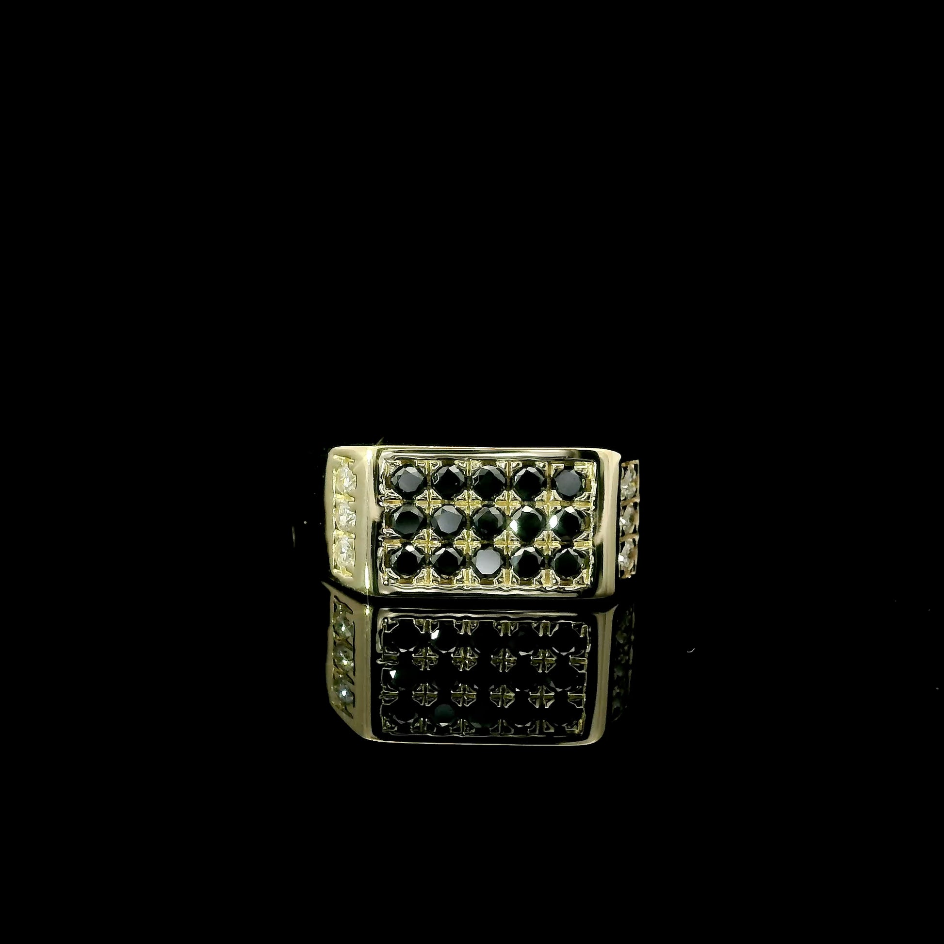 Men's Black Diamond Ring