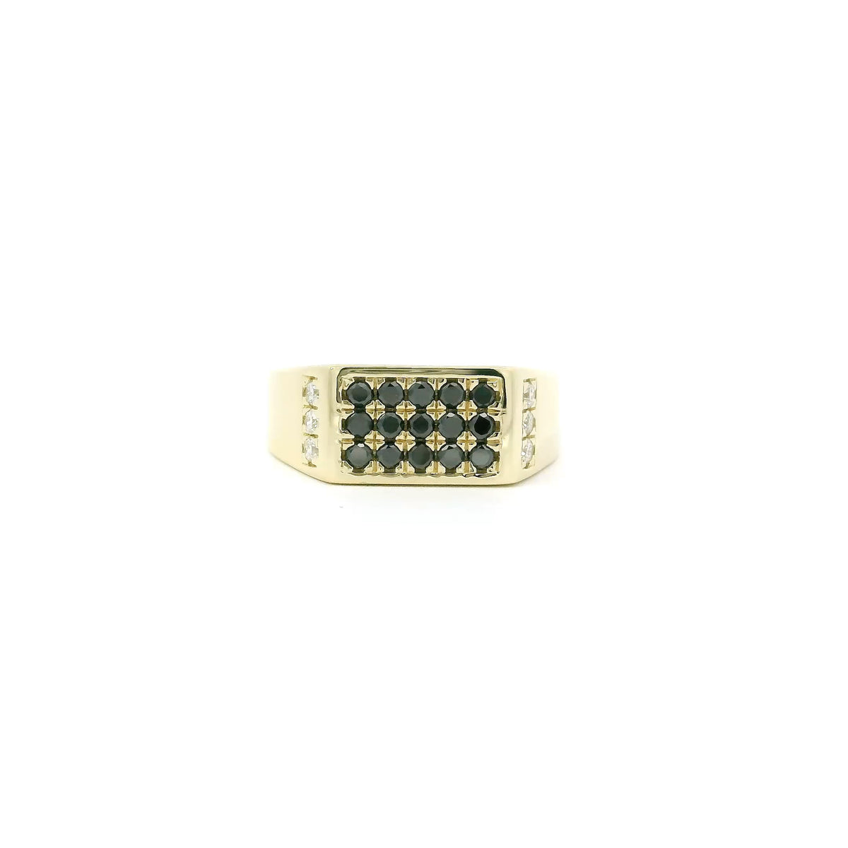 Men's Black Diamond Ring
