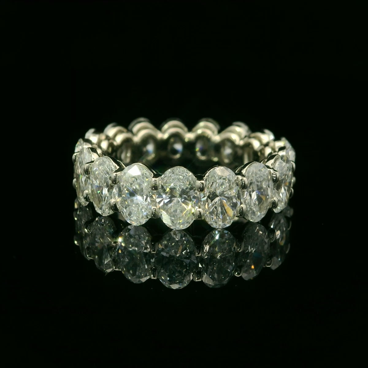 Oval Cut Eternity Band