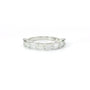 Baguette Half Eternity Band
