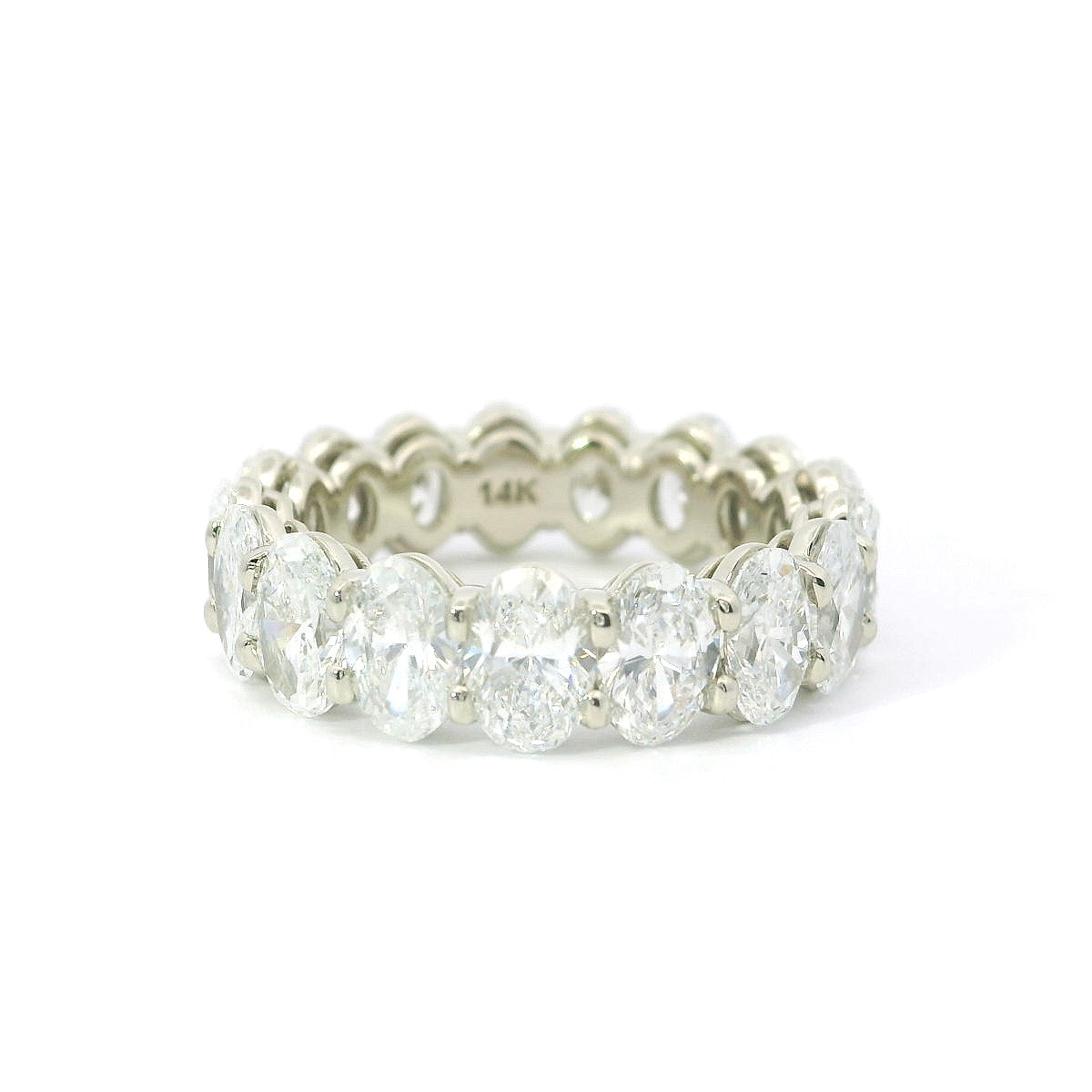Oval Cut Eternity Band