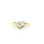 1 Carat Pear Wave Ring