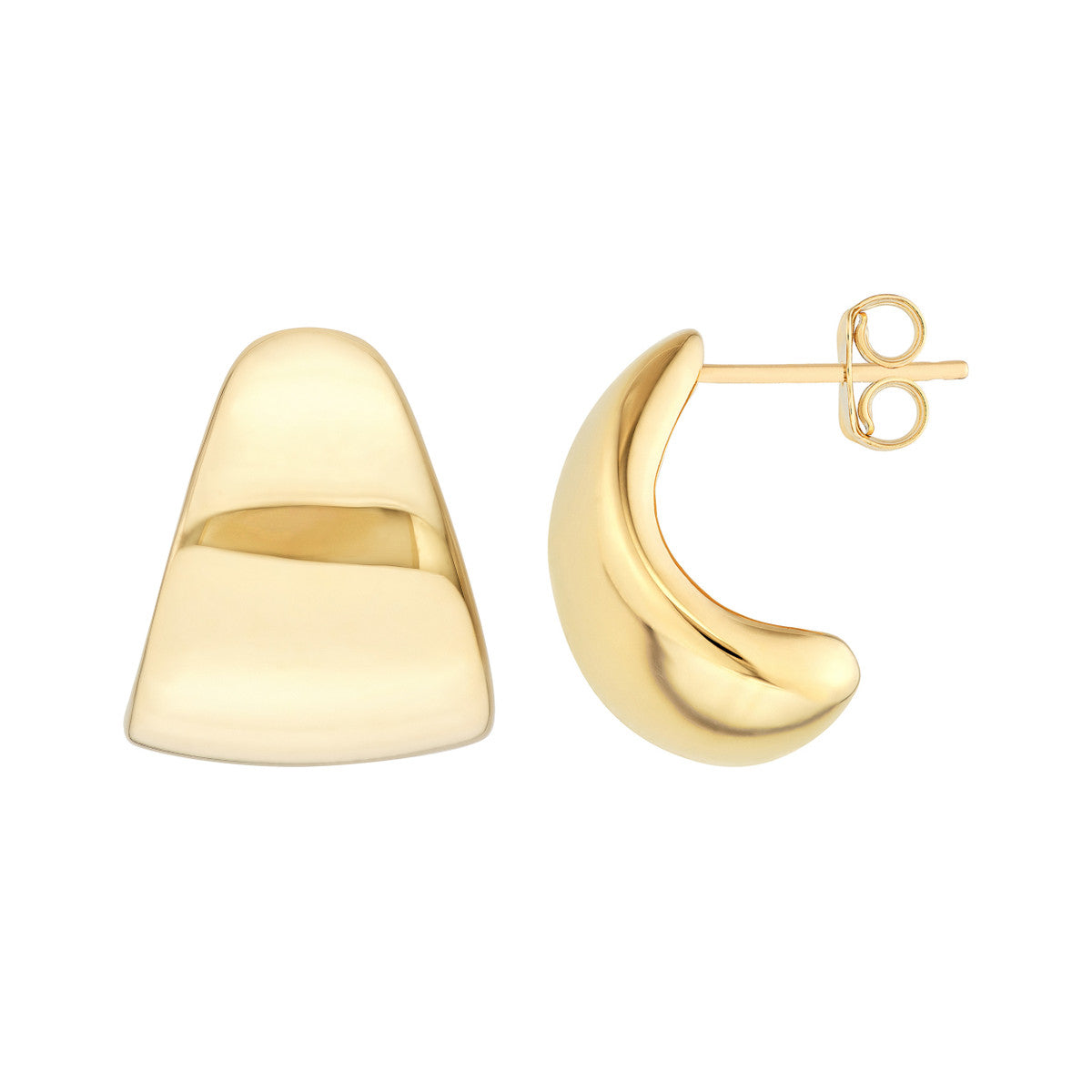 Bold Gold Chunky Earrings