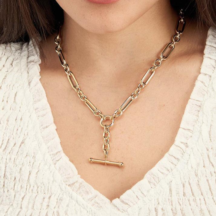 Paperclip Lariat Necklace