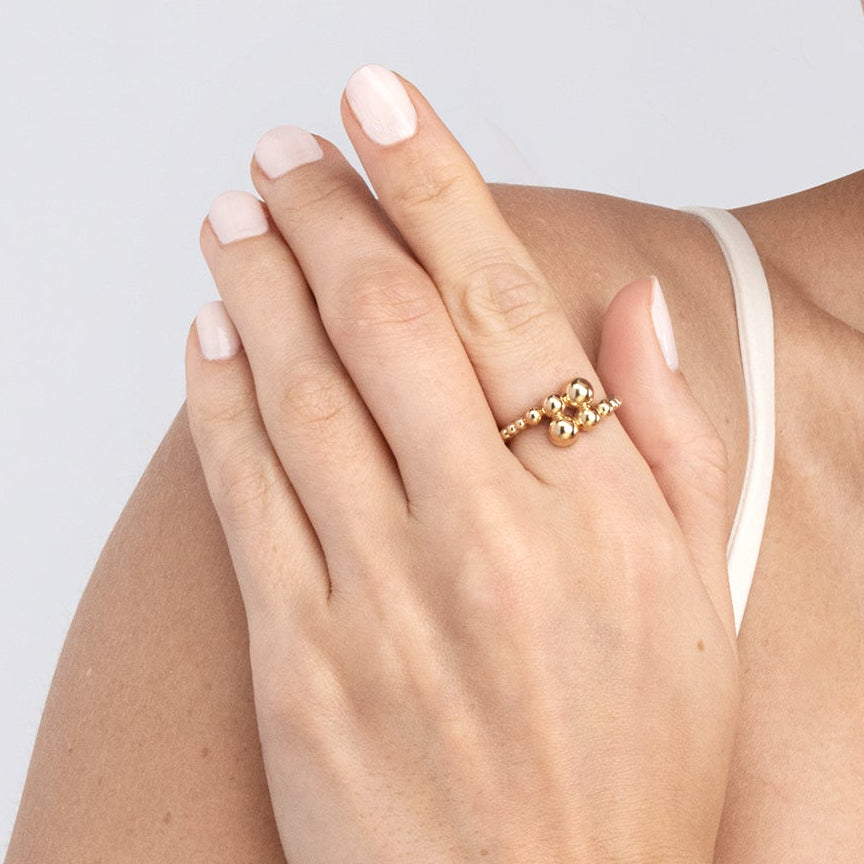 Beaded Wrap Ring
