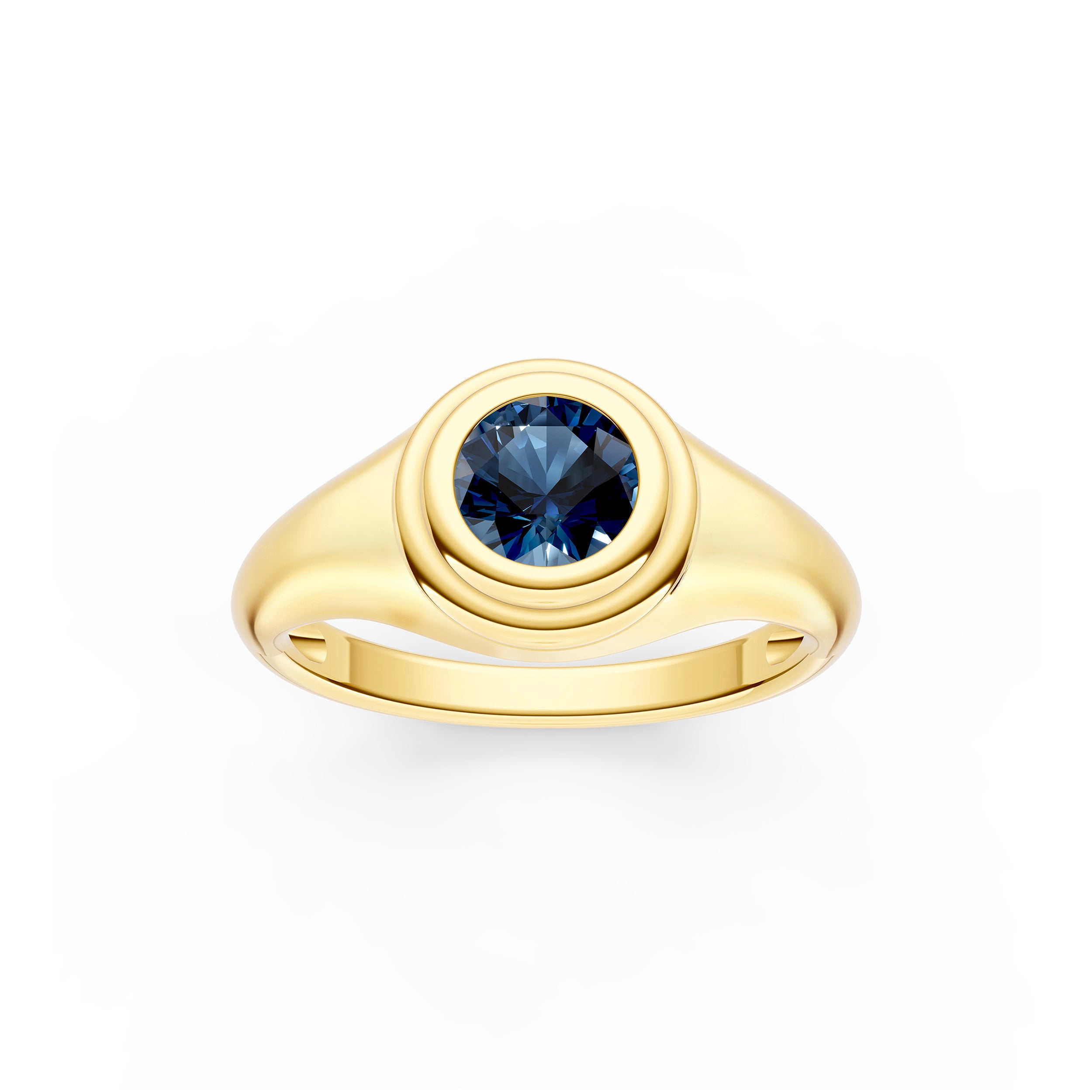 Blue Topaz Pinky Ring