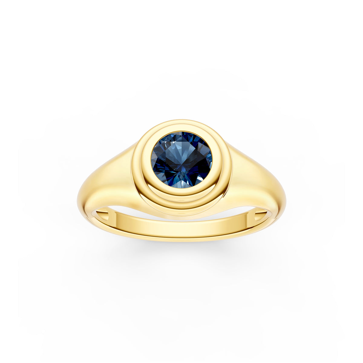 Blue Topaz Pinky Ring