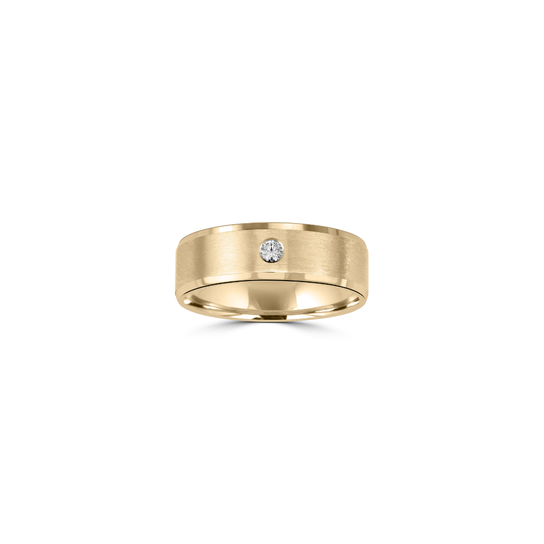 Men's Single Diamond Band