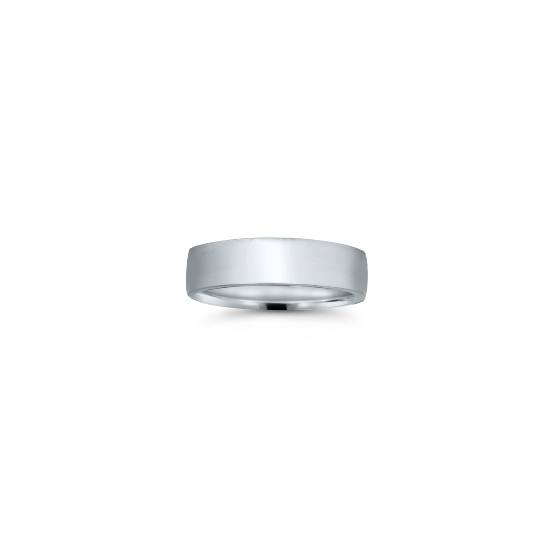 Men's European Cut High Polished Finish Band