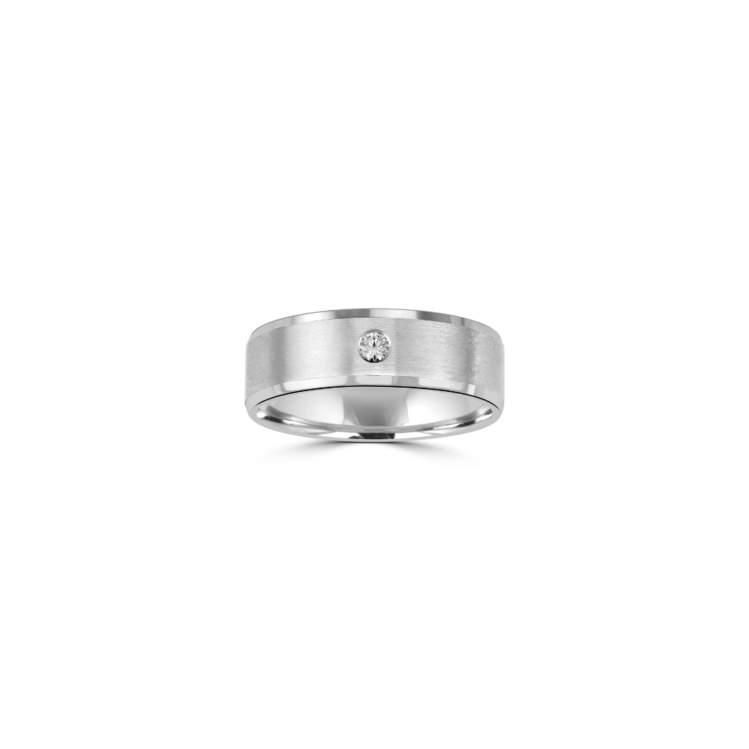 Men's Single Diamond Band